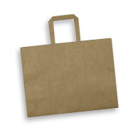 Large Flat Handle Paper Bag Landscape 