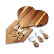 Lover Heart Shaped Cheese Board Set