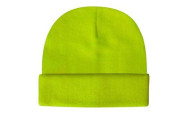 Green Luminescent Safety Acrylic Beanie 