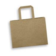 Medium Flat Handle Paper Bag Landscape 