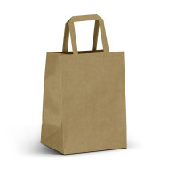 Medium Flat Handle Paper Bag Portrait 