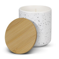 NATURA Candle with Bamboo Lid 