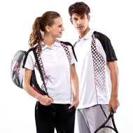 Cool Dry Polyester Polo Shirt Tri-Colour Design
