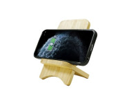 Bamboo Wireless Charge Travel Stand 