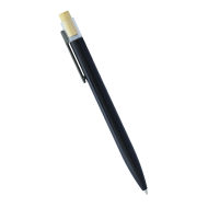 Recycled Aluminium Pen with Bamboo Clicker 