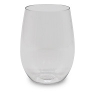 Stemless Shatterproof Red Wine Glass 