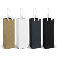 Wine Ribbon Handle Paper Bag 