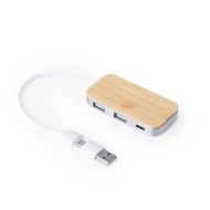 Zurk Bamboo USB Hub