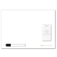 A3 Magnetic Whiteboard w/ Notepad 