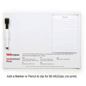 A4 Magnetic Whiteboard w/ Notepad