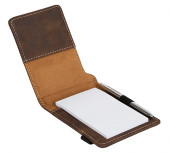 AGRADE Sueded Leatherette Pocket Memo Pad 