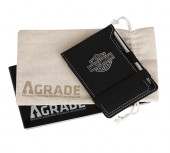 AGRADE Sueded Leatherette Pocket Memo Pad 