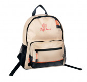 Backpack with Orange Cord Pullers