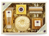 Bath Set In Wooden Gift Box