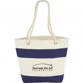 Capri Stripes Cotton Tote 