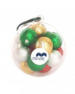 Christmas Ornaments with Chocolate Baubles