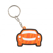 Custom Shape PVC Keyring 