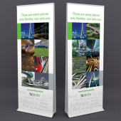 Deluxe Double Sided Pull Up Banner 