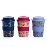 isGift Multi-Coloured Wheat Straw Travel Cup