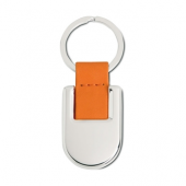 Metal Keyring with PU Strap 