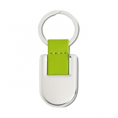 Metal Keyring with PU Strap 