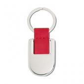 Metal Keyring with PU Strap 