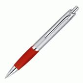 Plastic Pen with coloured grip 