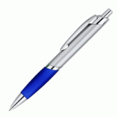 Plastic Pen with coloured grip 