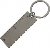 Ruler Shape Keyring 