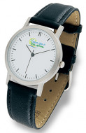 Silver Plated Unisex Dress Watch