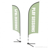 Single sided Bow Banner 