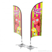 Single sided Bow Banner 