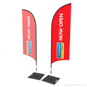 Single sided Bow Banner 