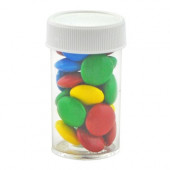 Small Pill Bottle with Mixed Colour Chocolate 