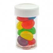 Small Pill Bottle with Mixed Colour Mini Jelly Beans 