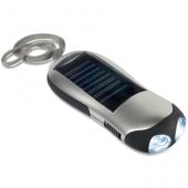 Solar powered pocket torch