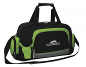 Sports Bag with Elasticized Mesh Pocket 