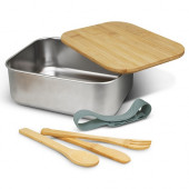 Stainless Steel Bamboo Lunch Box 