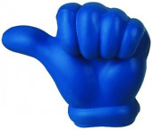 Stress Reliever Fist Blue