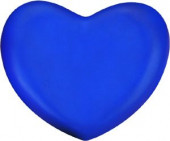 Stress Reliever Heart Bath Pillow Blue