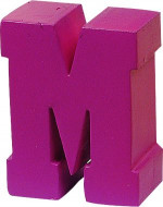 Stress Reliever Letter M Shape