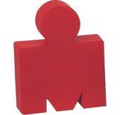 Stress Reliever Letter M Shape Red