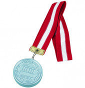 Stress Reliever Medal Blue