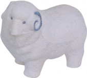 Stress Reliever Sheep White