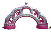 Tiara Shaped Inflatable Arch