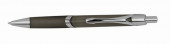 Translucent Ballpoint Pen with Metal Clip in Gray 