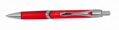 Translucent Drop Action Ballpoint Pen in Red 