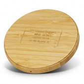 Vita Round Bamboo Wireless Charger 