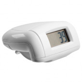 White Pedometer With Belt Clip