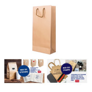 Wine Bottle Paper Bag (175 x 360 x 85mm) 